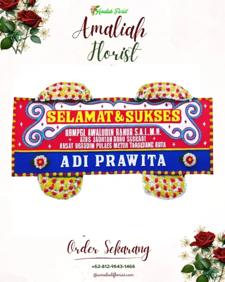 Papan Bunga Ucapan Selamat Pontang Legon
