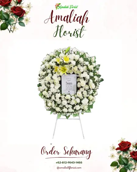 Krans Bunga Duka Pontang Legon